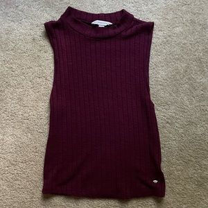 American Eagle XS Maroon Tank Top